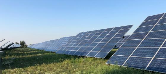 fotografia di impianti fotovoltaici