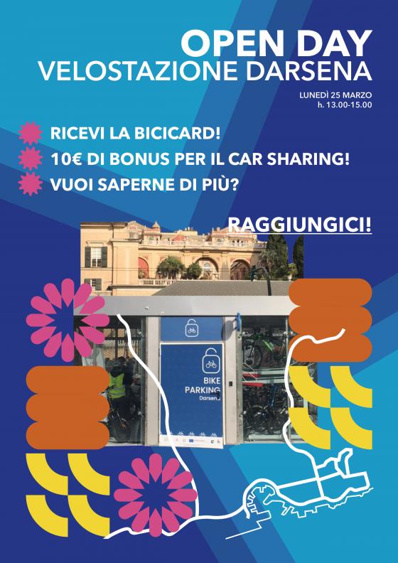 locandina velostazione Darsena