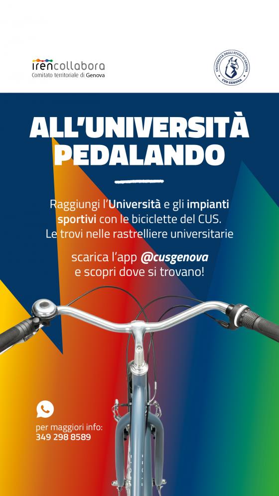 locandina università pedalando