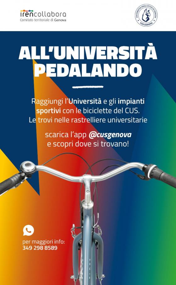 locandina università pedalando