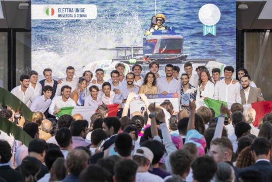 Il Team Elettra sul podio